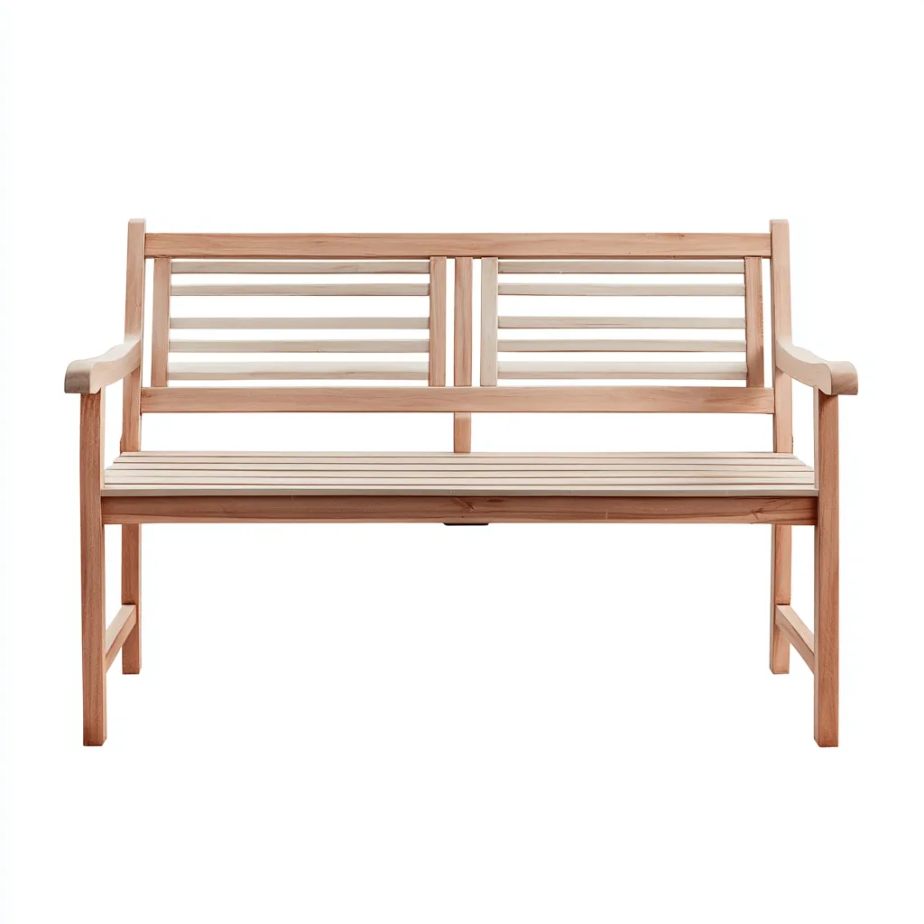 Banc de jardin bois massif 150x60x85 cm - bois - style naturel-Novayliving