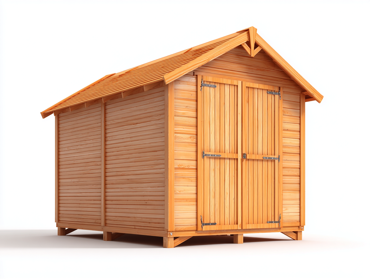 Casetta da giardino-Legno-226x168x214 cm-legno naturale-stile rustico-Roluxlyinterior