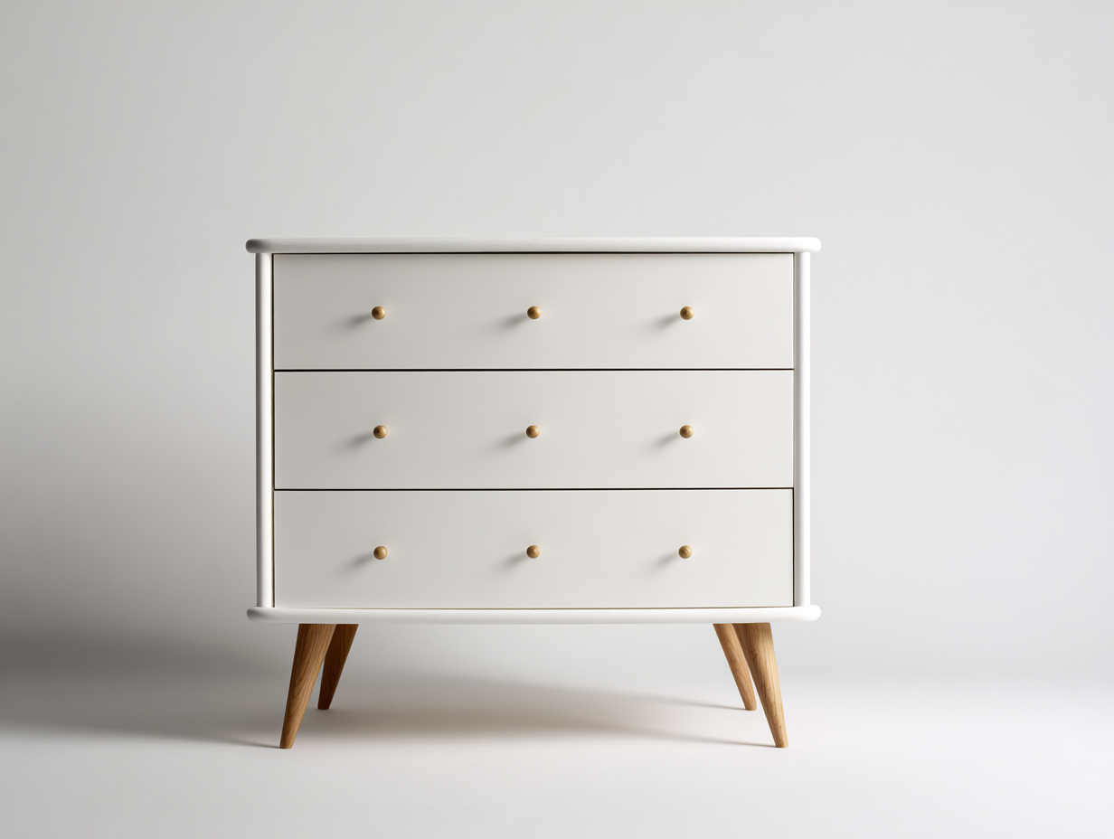 Comodino-legno-metallo-68x42x72 cm-bianco-stile nordico-Roluxlyinterior