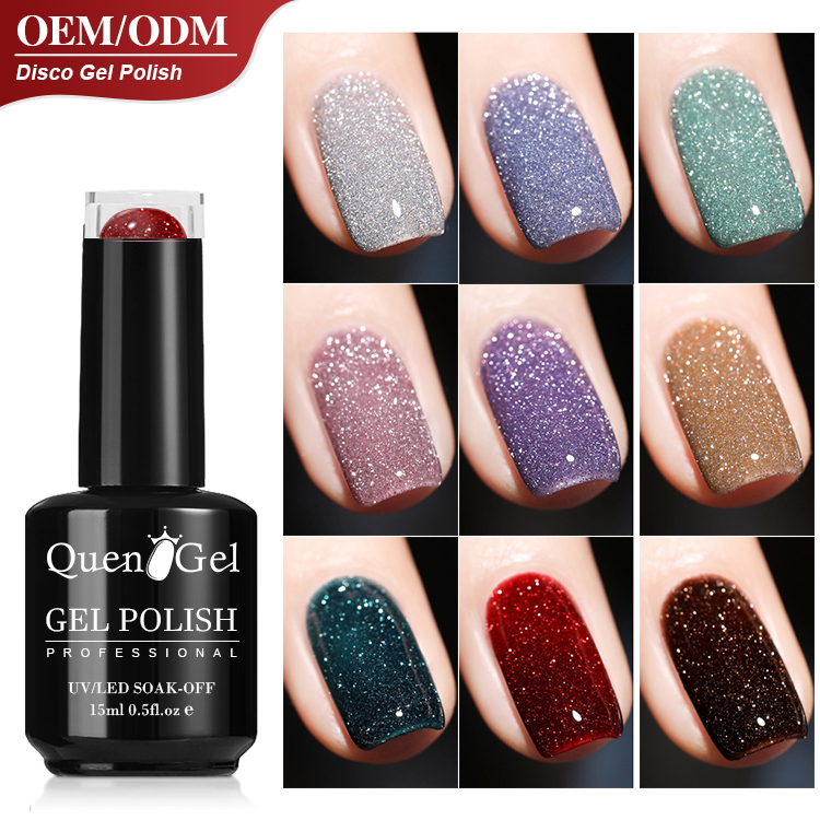 2026 New Viral "Crushed Diamond" Gel Polish: Ultra-Shimmering, High-Gloss Crystal Finish—Perfect for a Dazzling Party Look