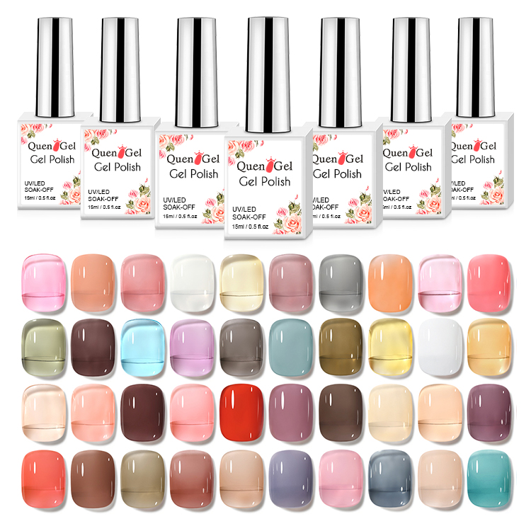 2026 New Arrival: Kelly Kaisha Ice-Translucent Gel Polish – Trendy Spring/Summer UV/LED Gel