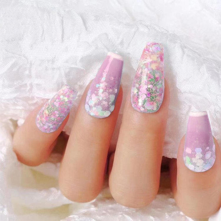 2026 Marshmallow Starry Glitter Gel