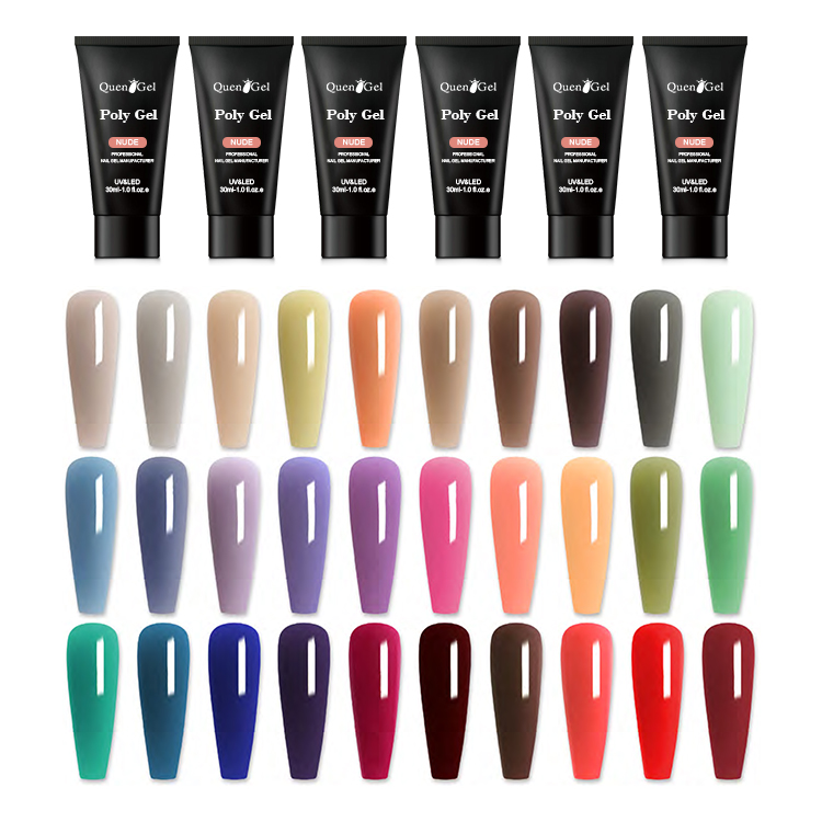 2026 New Crystal Nail Extension Gel Kit with Nail Forms for Quick UV/LED Sculpting