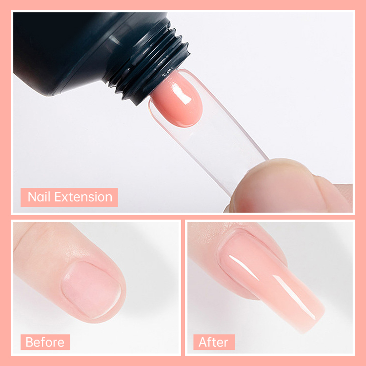2026 Nail Extension Gel Kit: Quick-Sculpting UV/LED Gel for Nail Forms (No Paper Forms Needed) & Rhinestone Adhesive