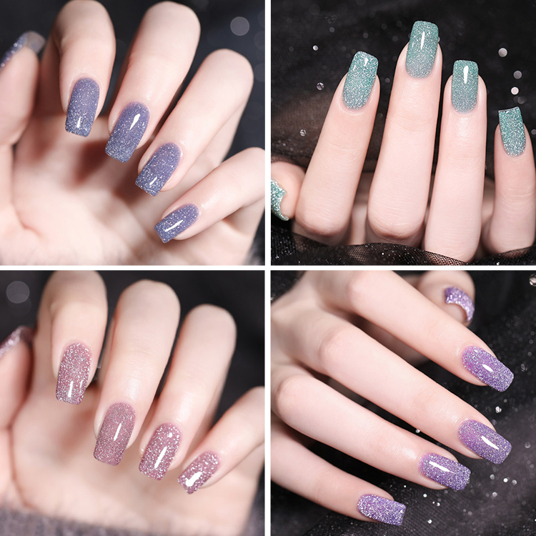 2026 New Viral "Crushed Diamond" Gel Polish: Ultra-Shimmering, High-Gloss Crystal Finish—Perfect for a Dazzling Party Look