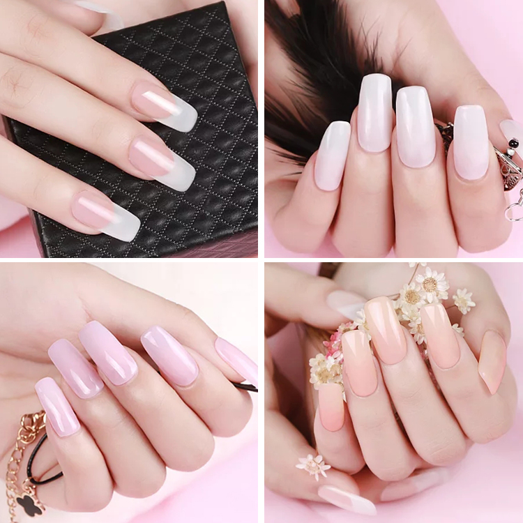 2026 Nail Extension Gel Kit: Includes Extension Gel, Nail Forms, and Rhinestone Adhesive