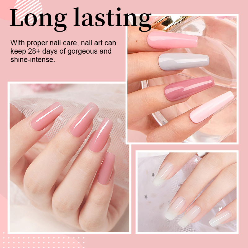 2026 Nail Extension Gel Kit: Quick-Sculpting UV/LED Gel for Nail Forms (No Paper Forms Needed) & Rhinestone Adhesive