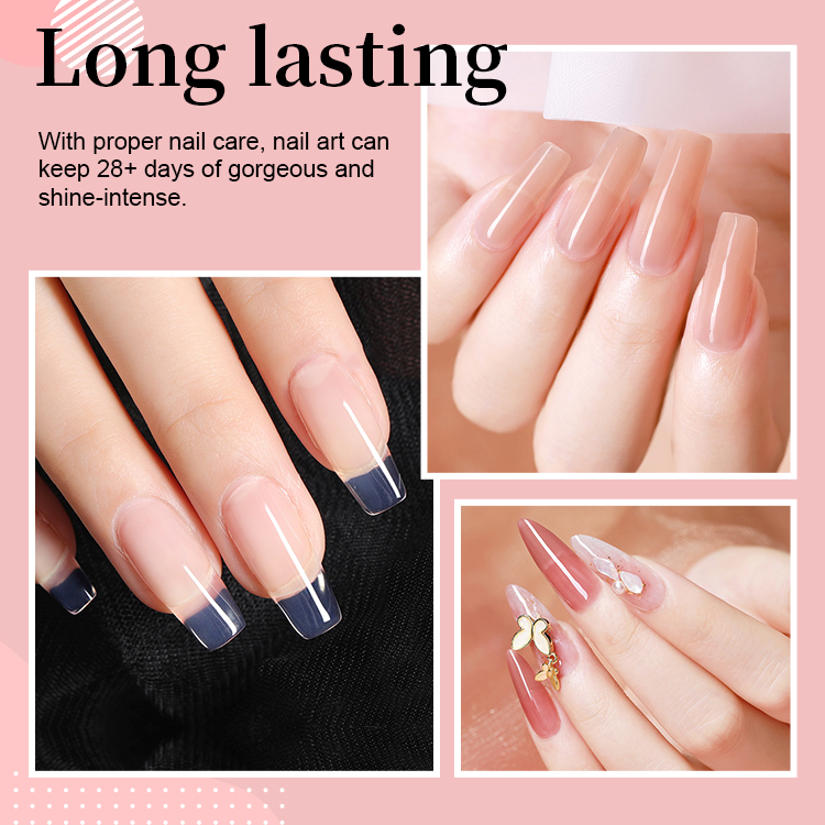 2026 Professional Nail Salon Extension Gel – Pain-Free UV/LED Gel, Multifunctional Sculpting Gel; Clear, Strengthening, Suitable for Shells & Rhinestones, Long-Lasting.