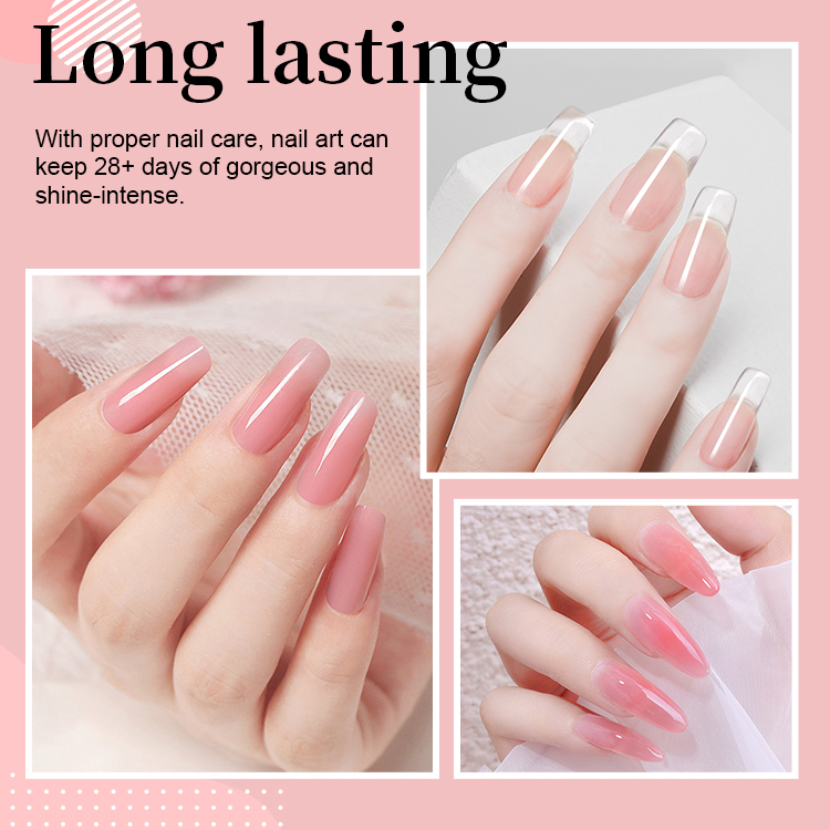 2026 Crystal Nail Extension Gel Kit – Includes Nail Forms for Quick UV/LED Sculpting (No Paper Forms Needed) & Rhinestone Adhesive; Professional Salon Grade