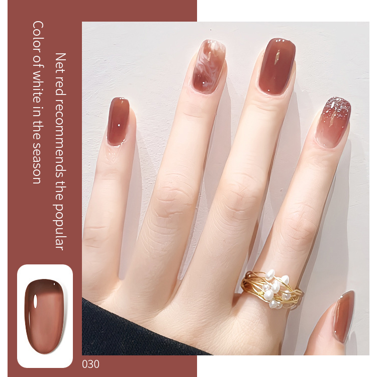 2026 New Collection: Sheer Nude Gel Polish Set – Jelly-Finish UV/LED Gel for Professional Salons