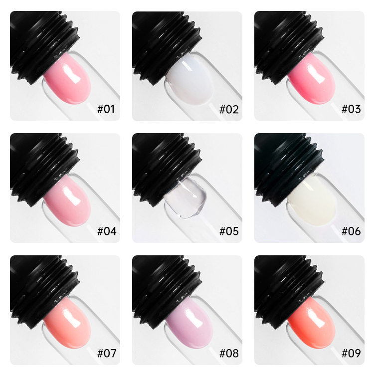 2026 Nail Extension Gel Kit: Quick-Sculpting UV/LED Gel for Nail Forms (No Paper Forms Needed) & Rhinestone Adhesive