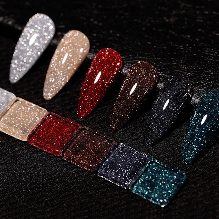 2026 New Viral "Crushed Diamond" Gel Polish: Ultra-Shimmering, High-Gloss Crystal Finish—Perfect for a Dazzling Party Look