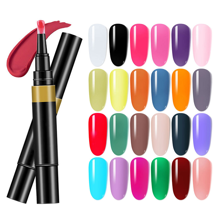 2026 3-in-1 One-Step Gel Nail Polish Pen (No Base or Top Coat Needed) – Time-Saving, Easy-to-Use UV/LED Gel Set