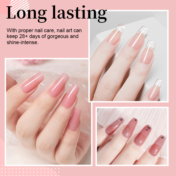 2026 New Crystal Nail Extension Gel Kit with Nail Forms for Quick UV/LED Sculpting