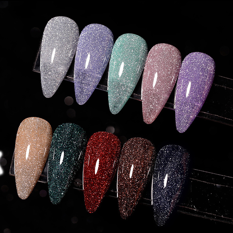 2026 New Viral "Crushed Diamond" Gel Polish: Ultra-Shimmering, High-Gloss Crystal Finish—Perfect for a Dazzling Party Look