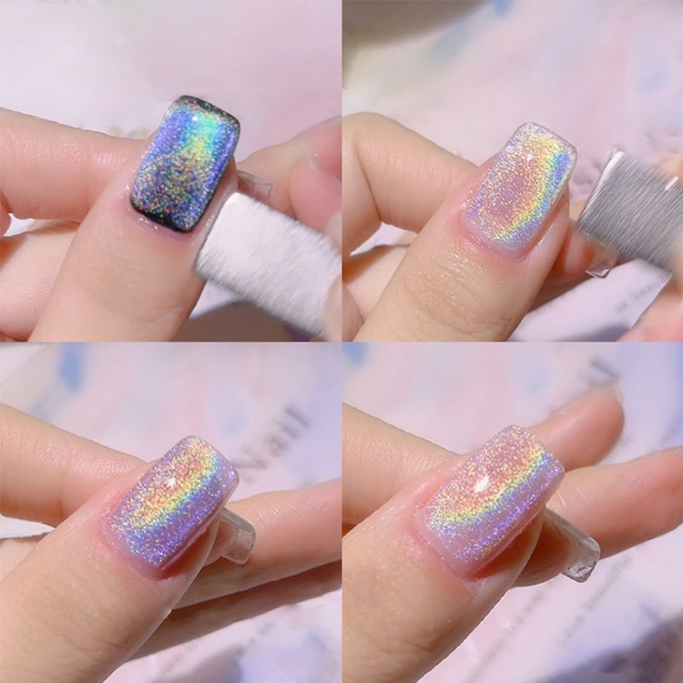 2026 Rainbow Cat-Eye Gel Polish: New Autumn/Winter Collection – Viral Hit Featuring Intense Laser Sparkle and Brilliant, Versatile Crystal Cat-Eye Effects.