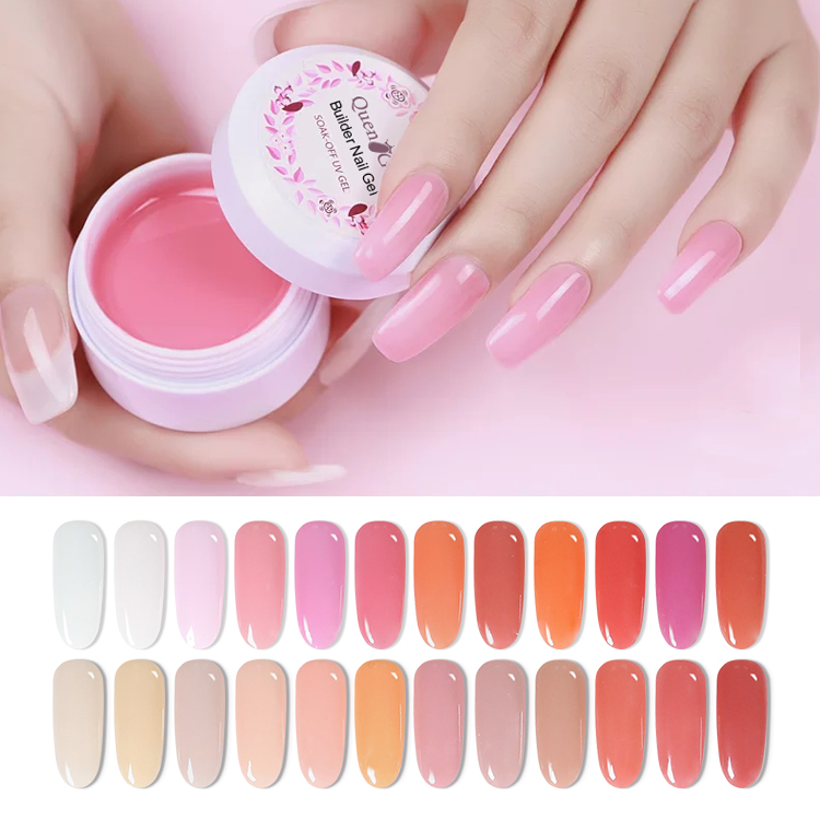 2026 Nail Extension Gel Kit: Includes Extension Gel, Nail Forms, and Rhinestone Adhesive