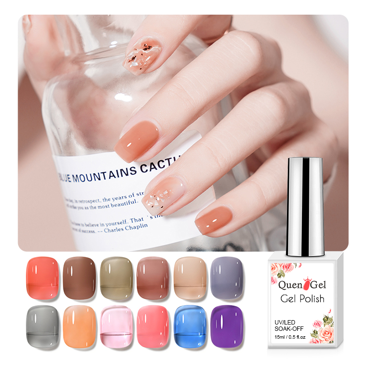 2026 New Arrival: Kelly Kaisha Ice-Translucent Gel Polish – Trendy Spring/Summer UV/LED Gel