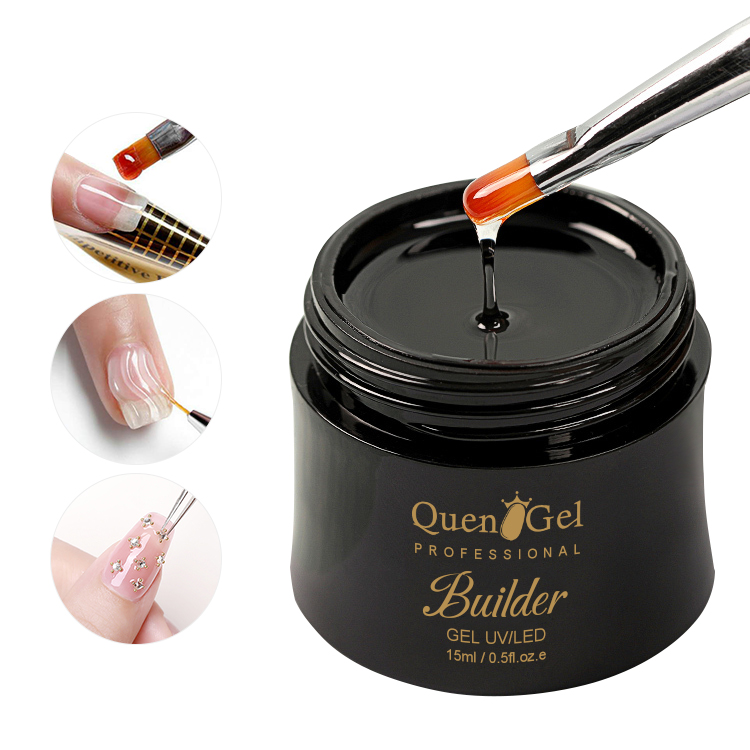 2026 Professional Nail Salon Extension Gel – Pain-Free UV/LED Gel, Multifunctional Sculpting Gel; Clear, Strengthening, Suitable for Shells & Rhinestones, Long-Lasting.