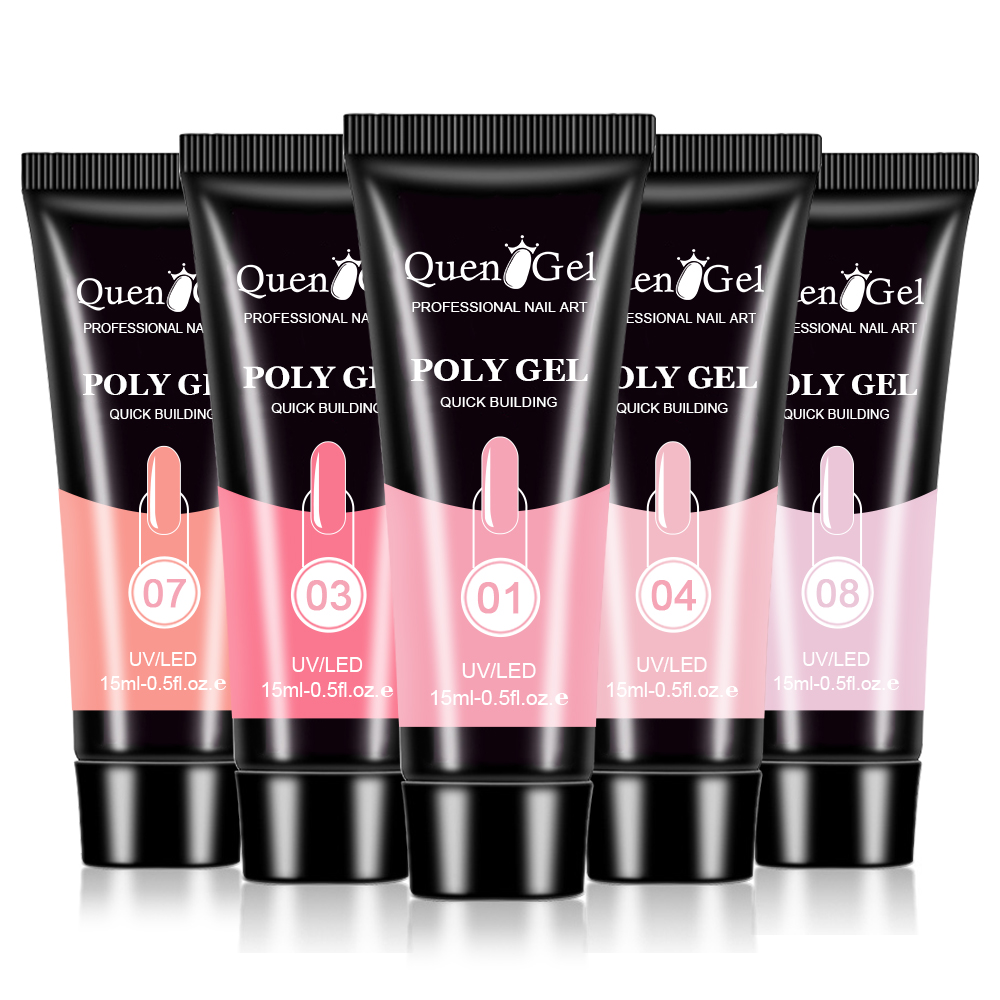 2026 Nail Extension Gel Kit: Quick-Sculpting UV/LED Gel for Nail Forms (No Paper Forms Needed) & Rhinestone Adhesive
