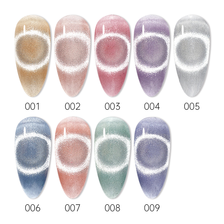 2026 Crystal/Moonstone Cat-Eye Gel Polish – "Ice Smoothie" Wide Cat-Eye Effect (Salon-Quality UV/LED Gel Set)