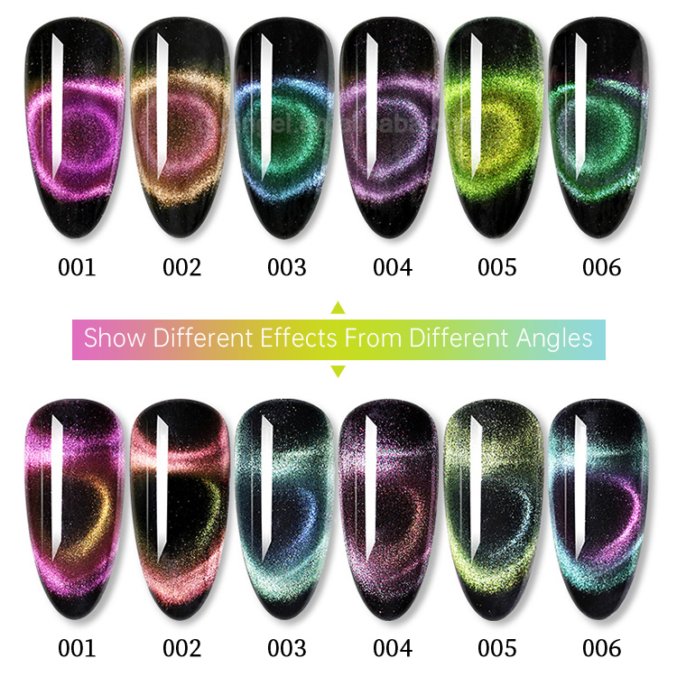 2026 New Galaxy 9D Starry Sky Cat-Eye Gel Polish – Trendy Black Polish with 5D Super-Sparkle Effect