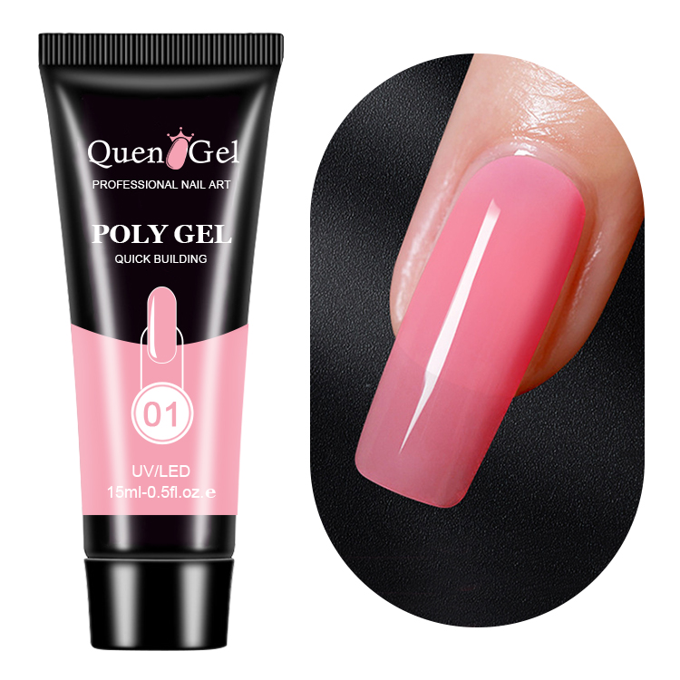 2026 Nail Extension Gel Kit: Quick-Sculpting UV/LED Gel for Nail Forms (No Paper Forms Needed) & Rhinestone Adhesive