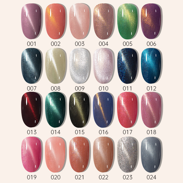 2026 Trending Cat-Eye Gel Polish: Autumn/Winter Viral "Crystal" & Aurora Cat-Eye Shades