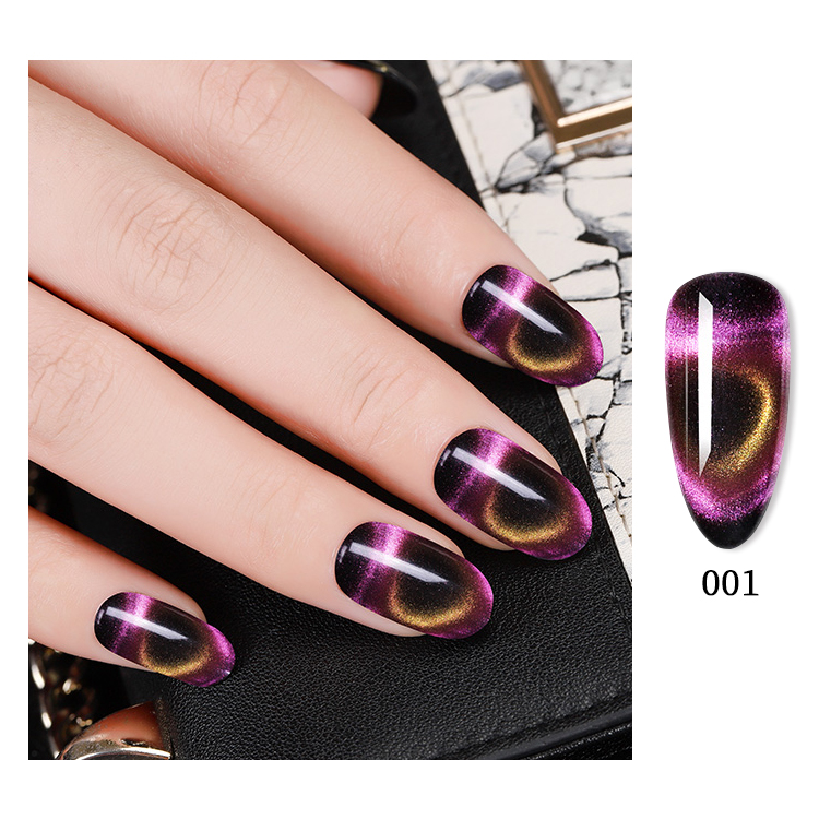 2026 New Galaxy 9D Starry Sky Cat-Eye Gel Polish – Trendy Black Polish with 5D Super-Sparkle Effect