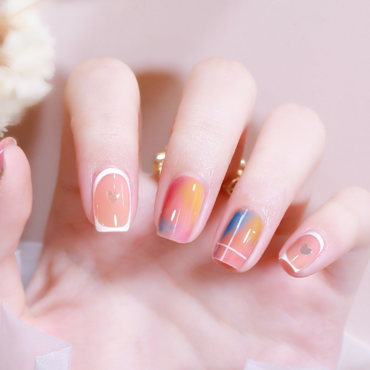 2026 New Japanese-Style Transparent Marble-Effect Blending Gel for Nail Art (Gradient/Smudge Polish)