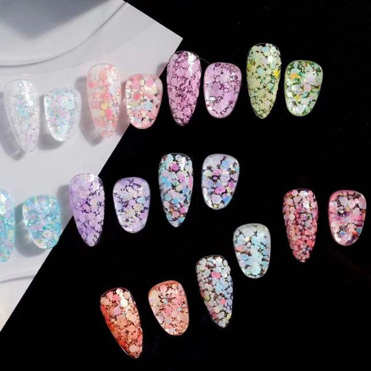 2026 Marshmallow Starry Glitter Gel