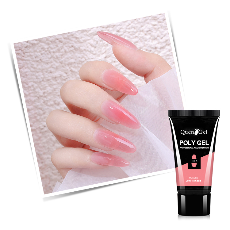 2026 Crystal Nail Extension Gel Kit – Includes Nail Forms for Quick UV/LED Sculpting (No Paper Forms Needed) & Rhinestone Adhesive; Professional Salon Grade