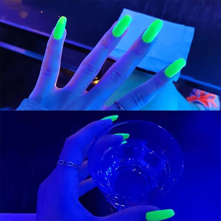 2026 Glow-in-the-Dark Nail Extension Gel – Colored UV/LED Gel – Pain-Free, Form-Free Crystal Nail Extension