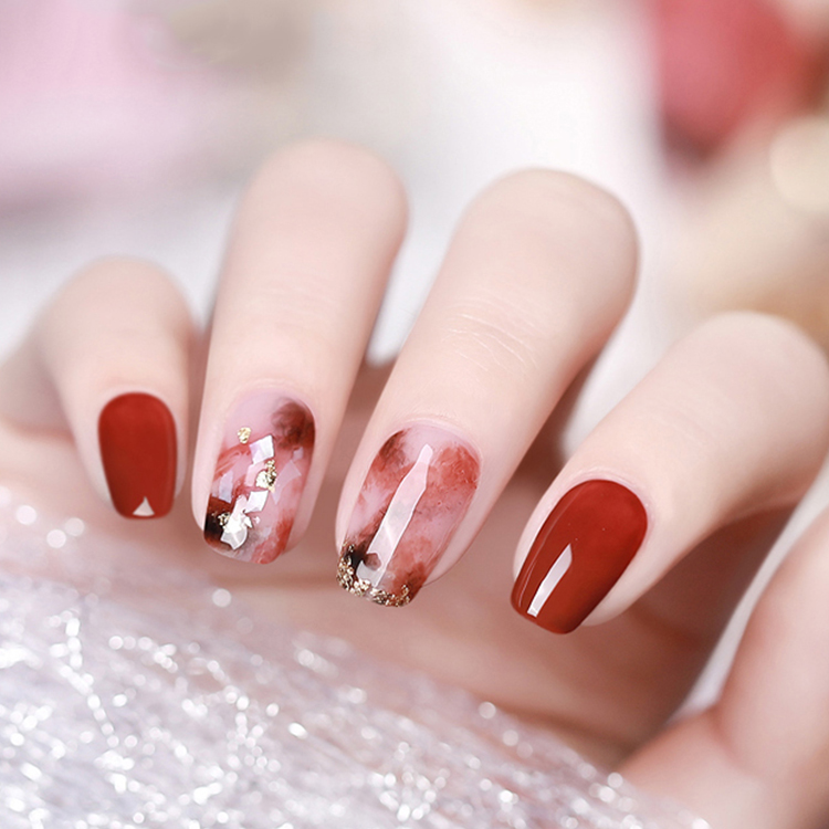 2026 Transparent Gel Polish for Blending/Ombré Effects (Ink/Amber/Watercolor Style)