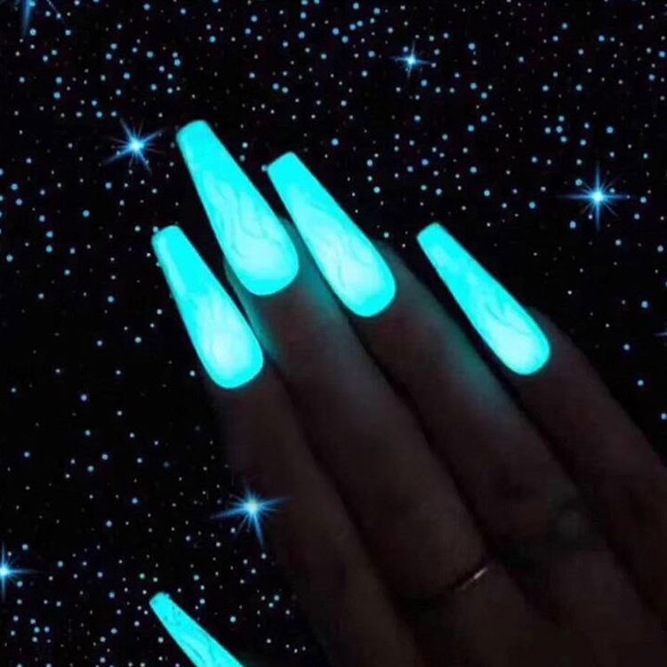 2026 Glow-in-the-Dark Nail Extension Gel – Colored UV/LED Gel – Pain-Free, Form-Free Crystal Nail Extension