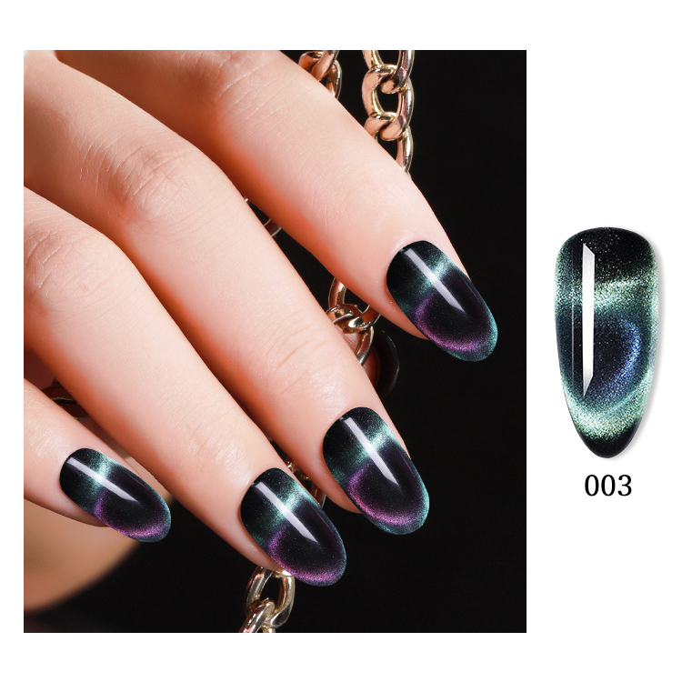 2026 New Galaxy 9D Starry Sky Cat-Eye Gel Polish – Trendy Black Polish with 5D Super-Sparkle Effect