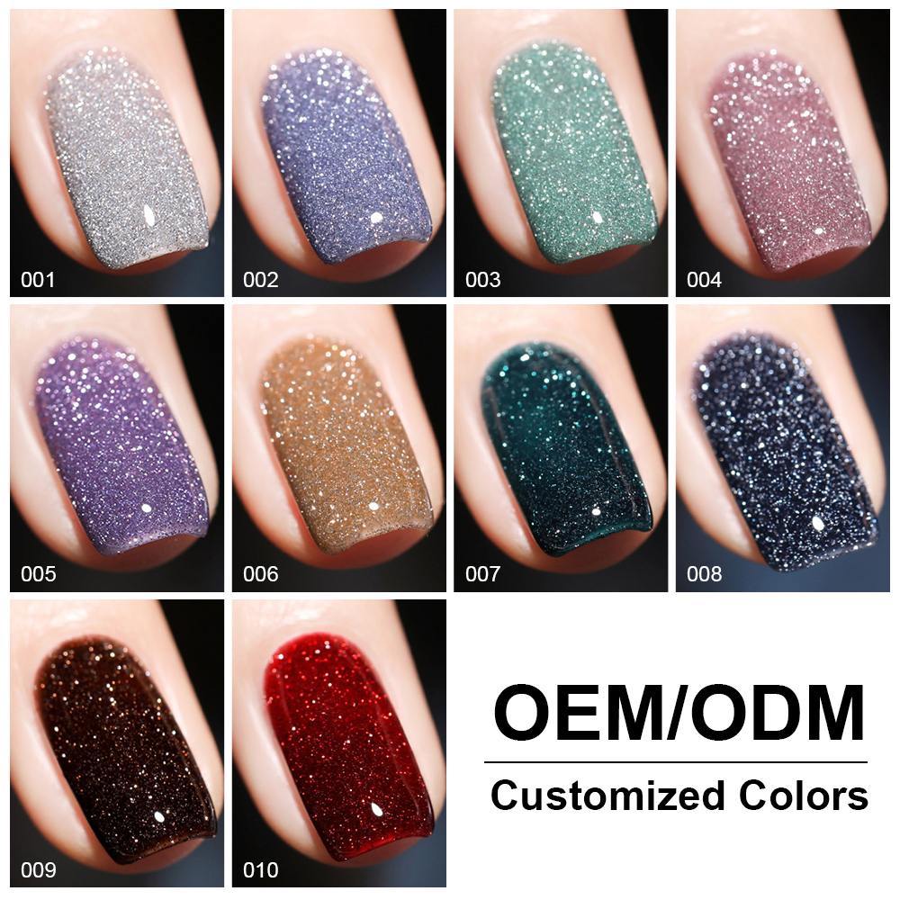 2026 New Viral "Crushed Diamond" Gel Polish: Ultra-Shimmering, High-Gloss Crystal Finish—Perfect for a Dazzling Party Look