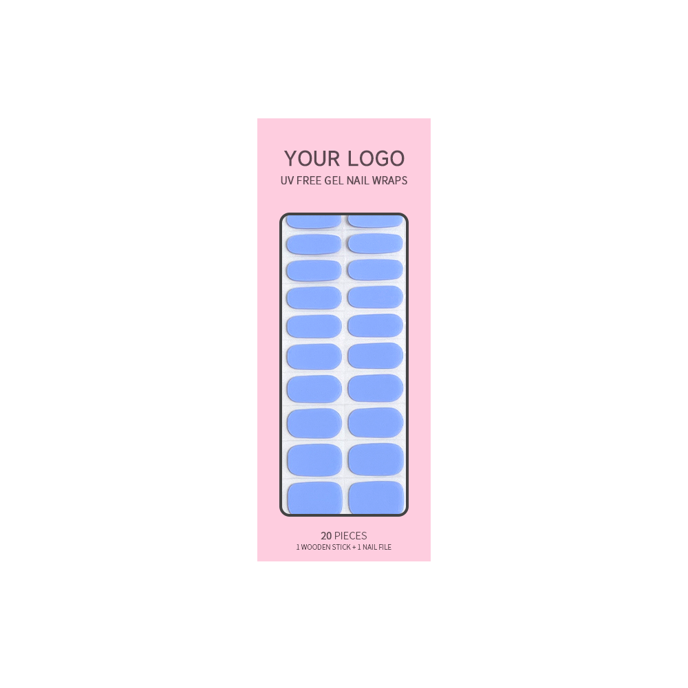 Retail-ready wholesale gel nail sticker outer box