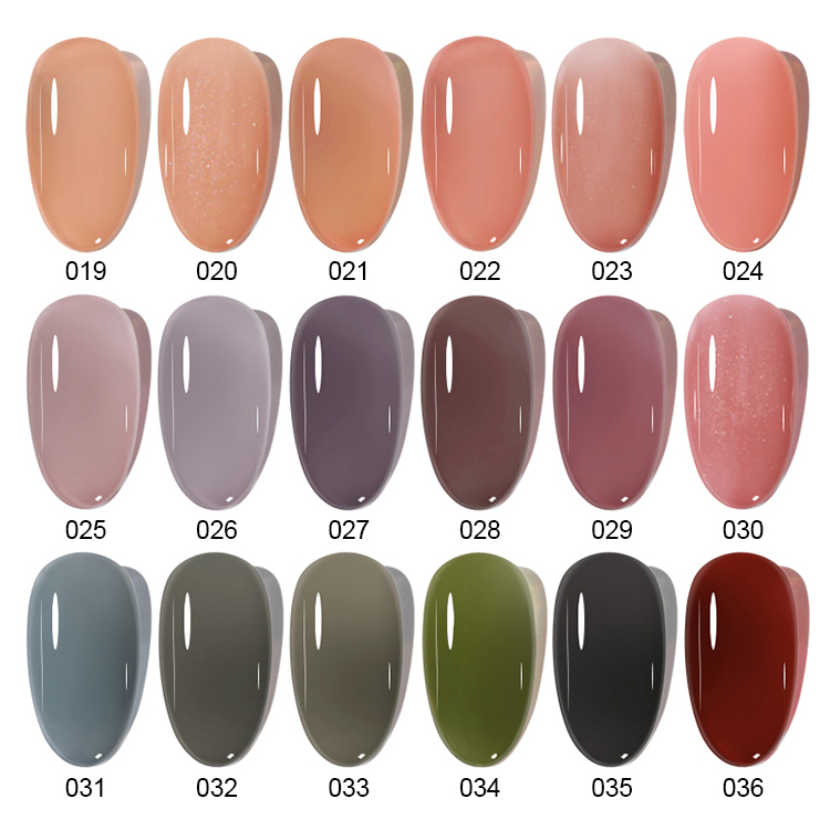 2026 New KaSi Ice-Translucent Nude Gel Polish – Trendy Spring/Summer "Jade-Like" Jelly Pink for Manicures