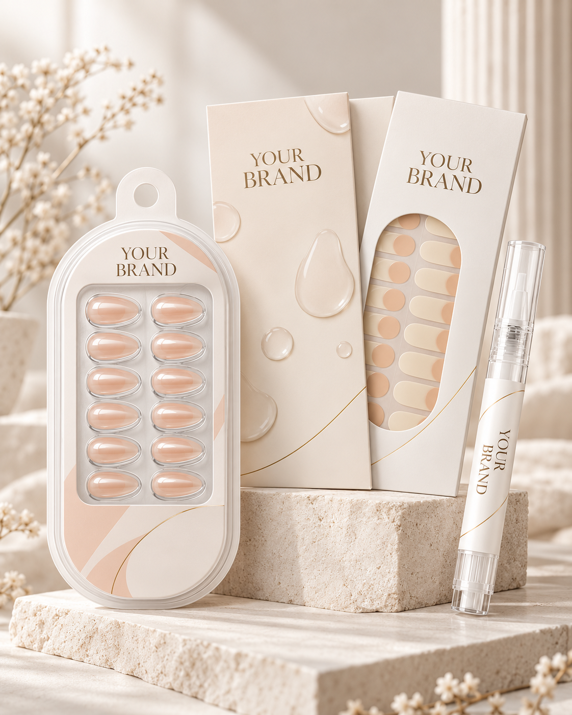 Nail Remover Pen integrated with Press-On Nail and Nail Wrap products
