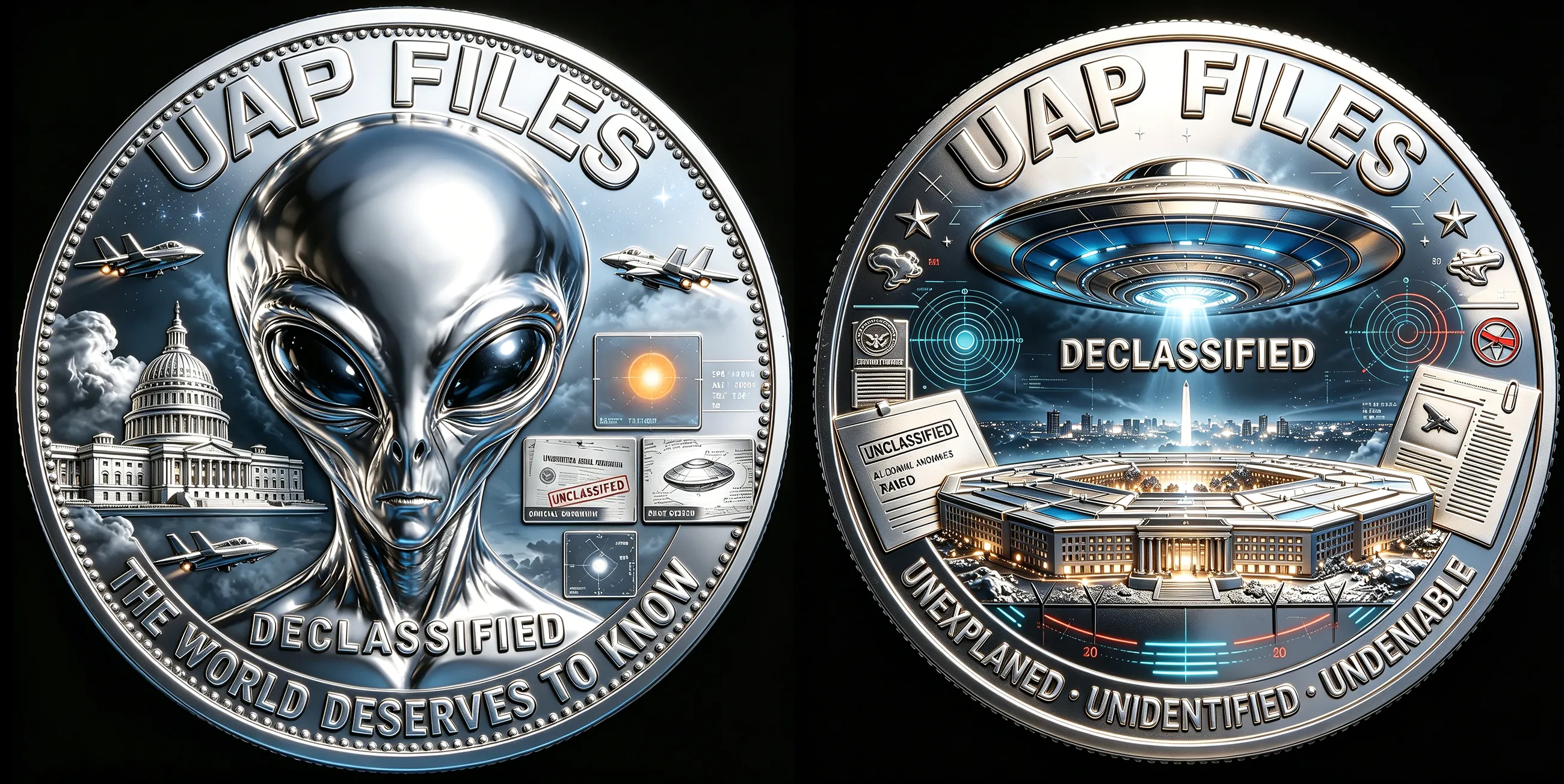 Last Day 49% OFF🔥UFO Disclosure 2026 Commemorative Coin 🌌