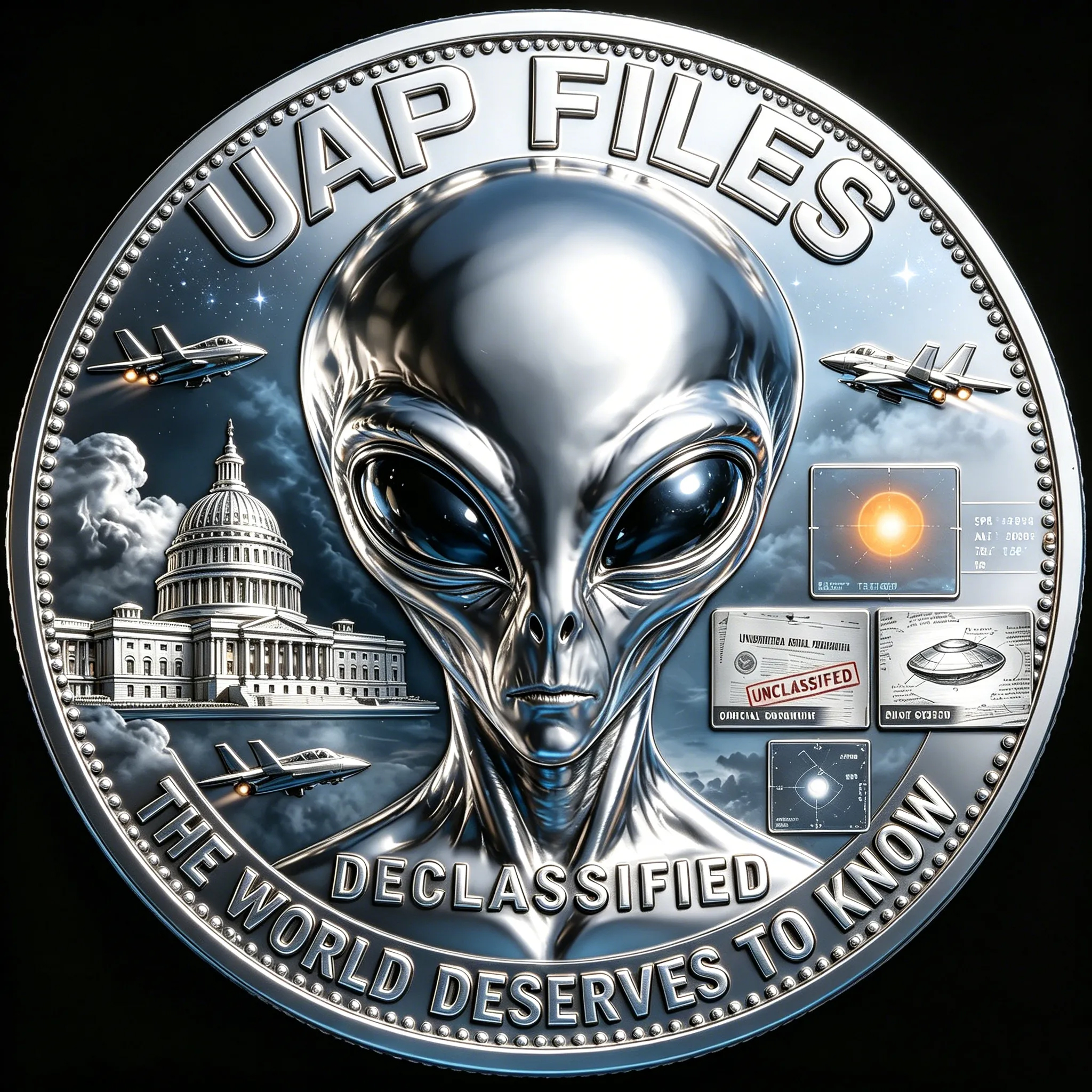 Last Day 49% OFF🔥UFO Disclosure 2026 Commemorative Coin 🌌