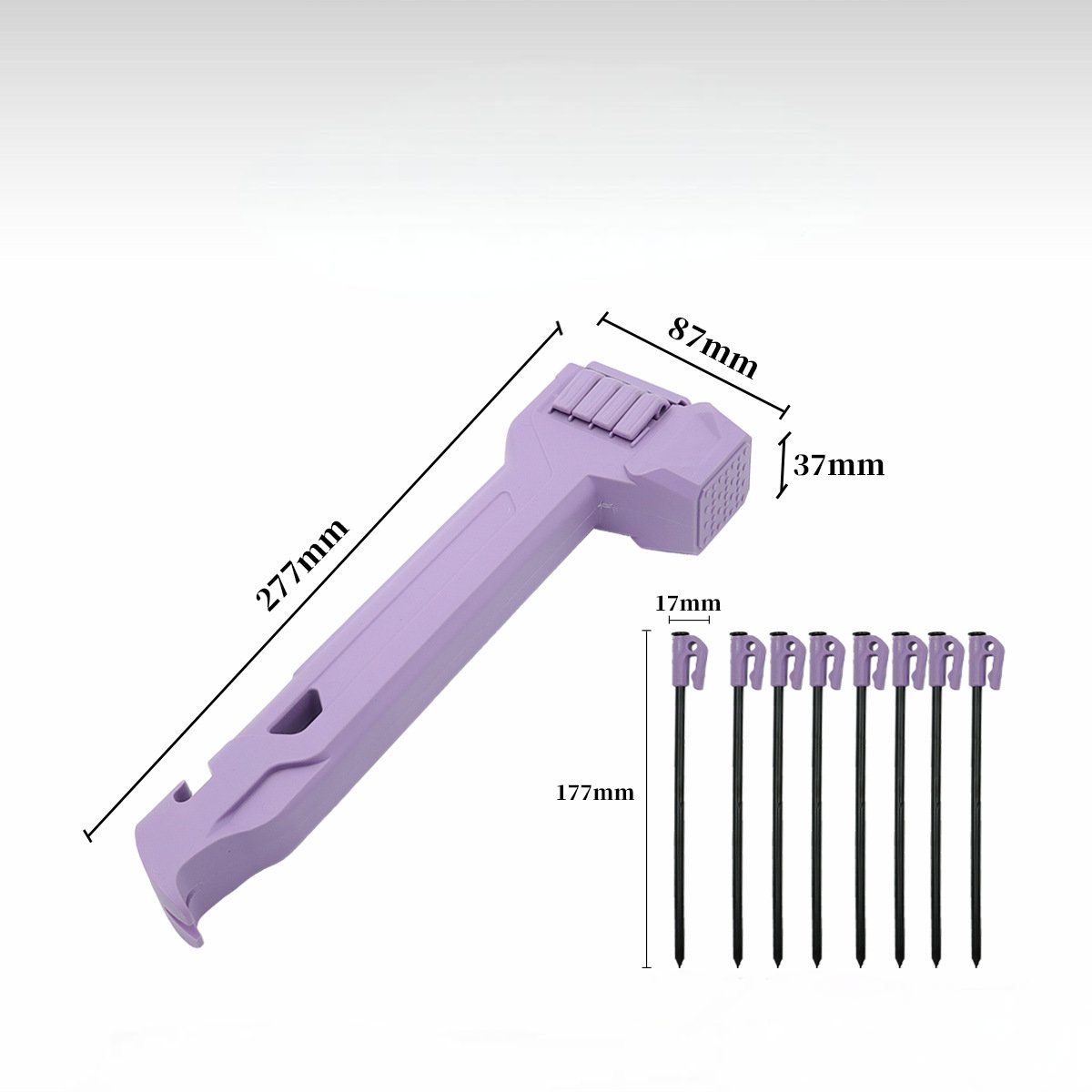 🔥HOT SALE 49% OFF🔨🏕️Multifunctional Camping Hammer & Tent Stake Puller✨