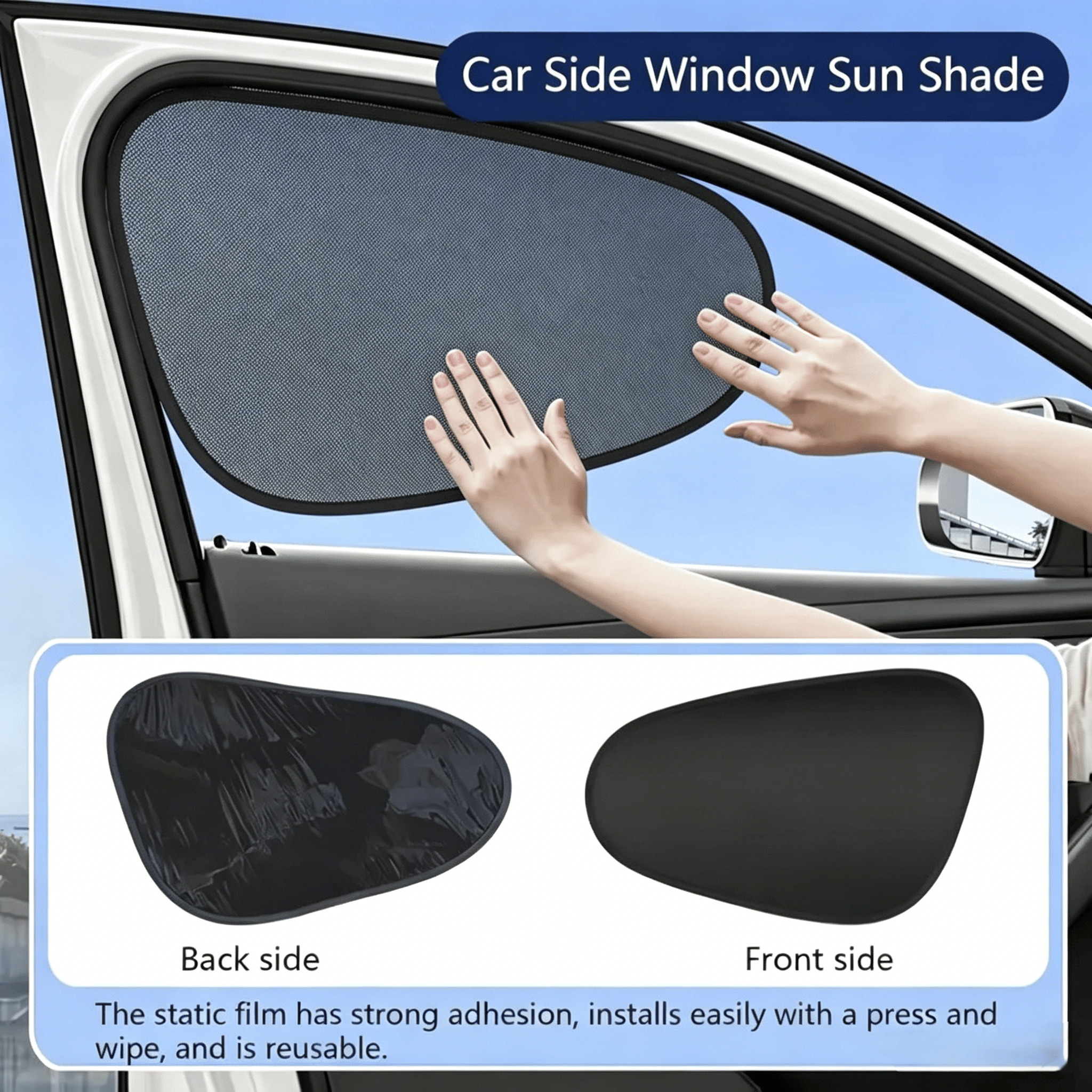 Car Side Window Sunshade