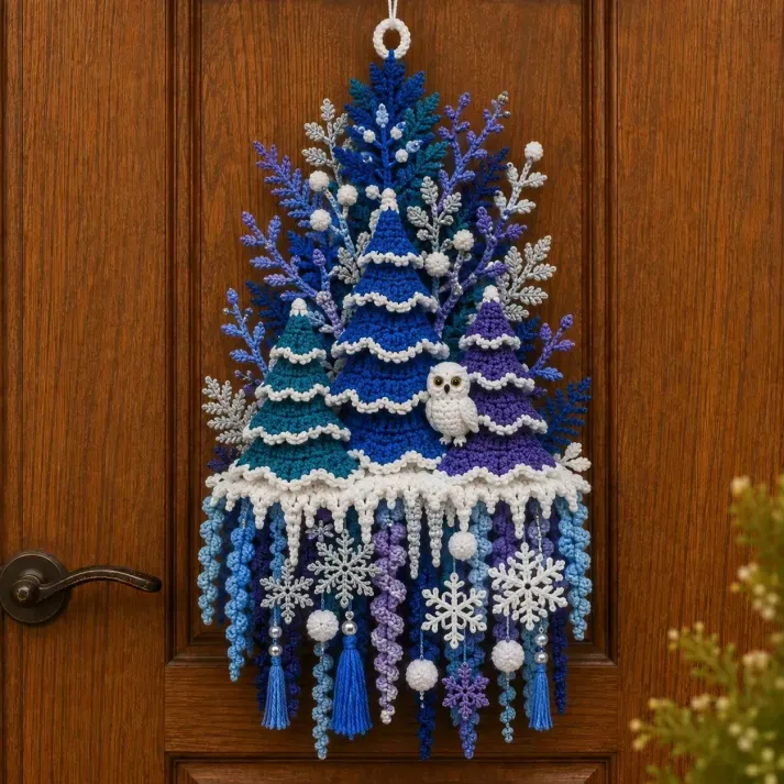 🔥LAST DAY 50% OFF - 🧶 DIY Seasonal 3D Crochet Door Hanger Kit Collection