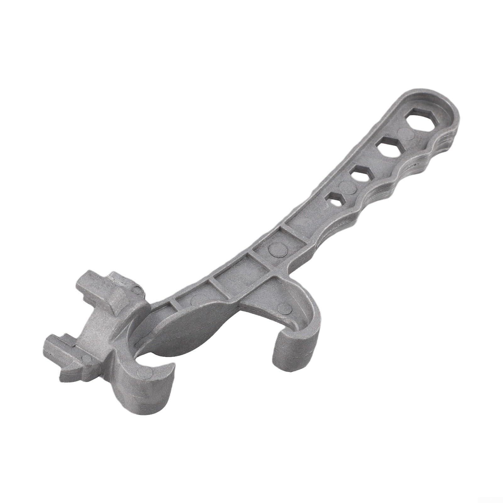 7-in-1 Aluminum Bung Wrench - Heavy Duty Drum & Bucket Opener for 5&ndash;55 Gallon Barrels, Non-Sparking Multi-Size Cap Removal Tool