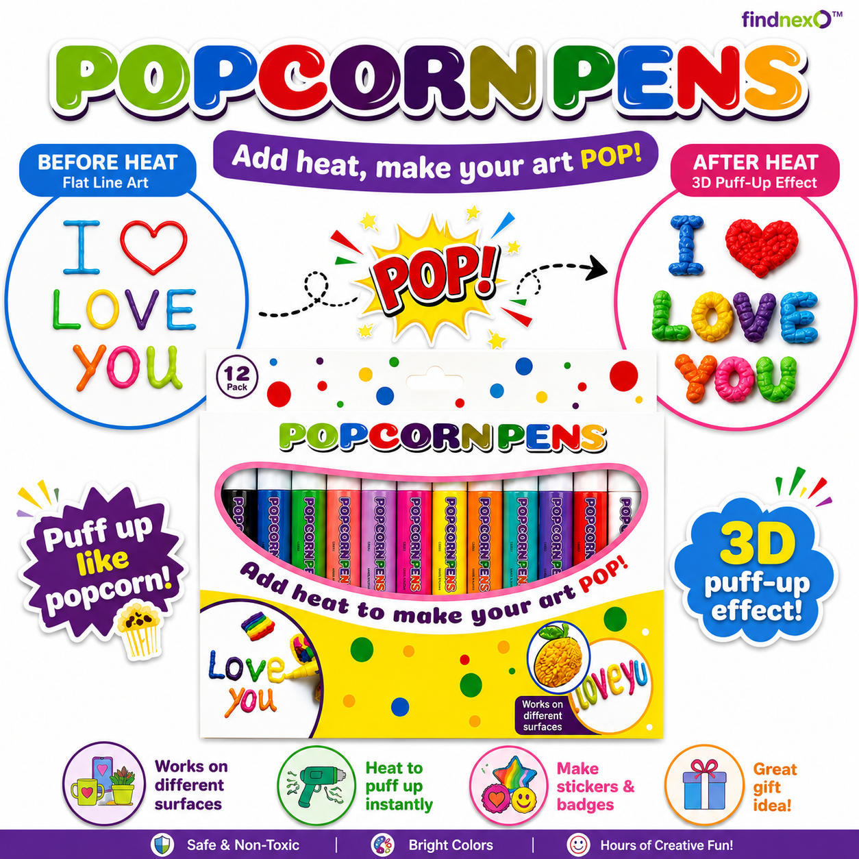 3D Relief Art Pen – Turn Flat Drawings Into Touchable 3D Art