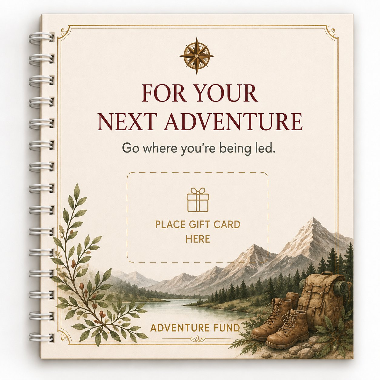✝️ Faith Gift Card Book – 14 Themed Pages for Meaningful Giving