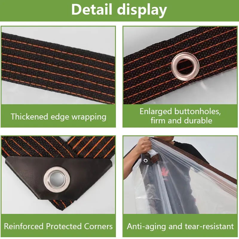 🔥 Hot Sale 52% OFF 🔥Heavy-Duty Transparent Waterproof Insulated Tarp
