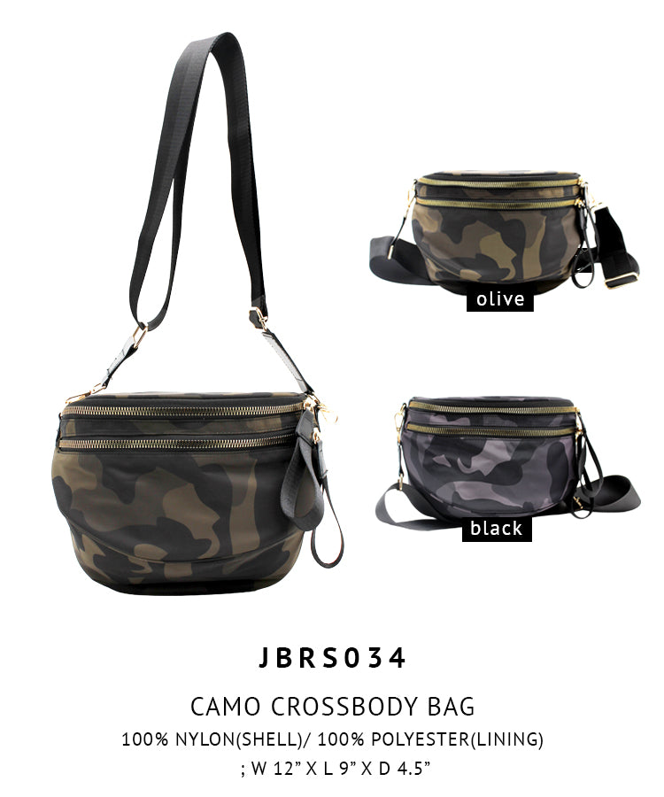 Camo Crossbody Bag